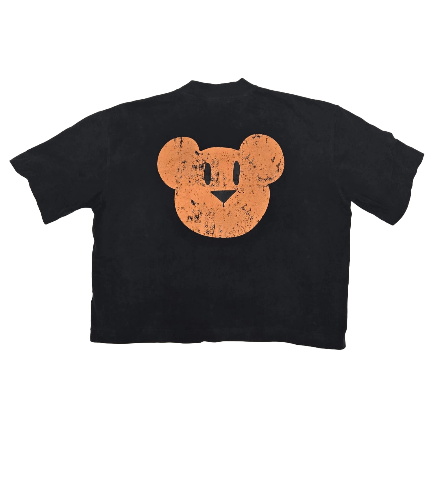 Oversized boxed cropped T-shirt